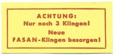 Fasan Scheermesjes 4