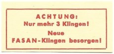 Fasan Scheermesjes 5