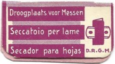Droogplaats Scheermesjes