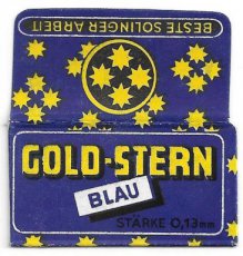 Gold-Stern Blau