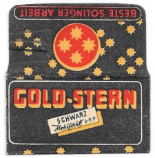 Gold-Stern Schwarz