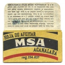 MSA Hoja De Afeitar 5