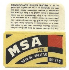 MSA Hoja De Afeitar 7