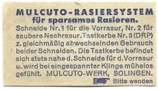 Mulcuto Rasiersystem Scheermesjes