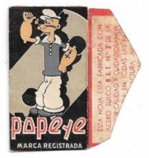 Popeye Hoja De Afeitar 1