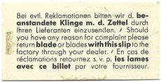 Scheermesjes Klachten 3