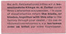 Scheermesjes Klachten 7
