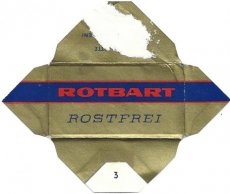 Lame De Rasoir Rotbart Rostfrei 03