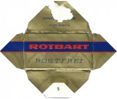 Lame De Rasoir Rotbart Rostfrei 05