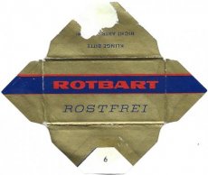 Lame De Rasoir Rotbart Rostfrei 06