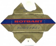 Lame De Rasoir Rotbart Rostfrei 09