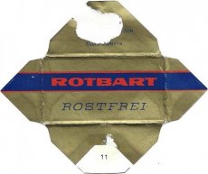 rotbart-rostfrei-11 Lame De Rasoir Rotbart Rostfrei 11