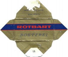rotbart-rostfrei-15 Lame De Rasoir Rotbart Rostfrei 15