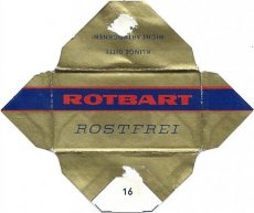 rotbart-rostfrei-16 Lame De Rasoir Rotbart Rostfrei 16