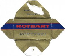 rotbart-rostfrei-17 Lame De Rasoir Rotbart Rostfrei 17