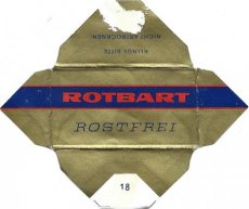 rotbart-rostfrei-18 Lame De Rasoir Rotbart Rostfrei 18