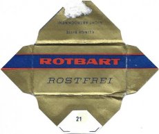 rotbart-rostfrei-21 Lame De Rasoir Rotbart Rostfrei 21