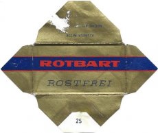 rotbart-rostfrei-25 Lame De Rasoir Rotbart Rostfrei 25