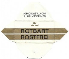 rotbart-rostfrei-30 Lame De Rasoir Rotbart Rostfrei 30