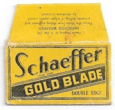 Schaeffer Gold Blade