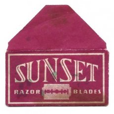 sunset Sunset Razor Blades